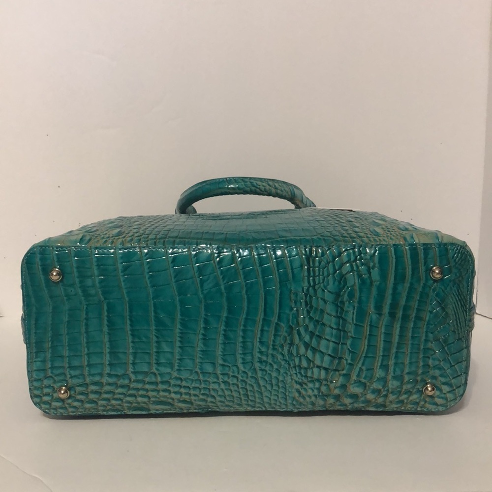 Brahmin Turquoise Large Duxbury Satchel Handbag Bag NWT - Picture 5 of 6